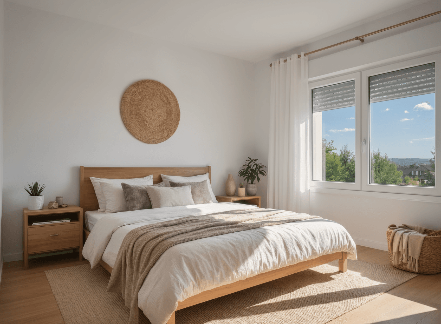 Window with balanced natural light