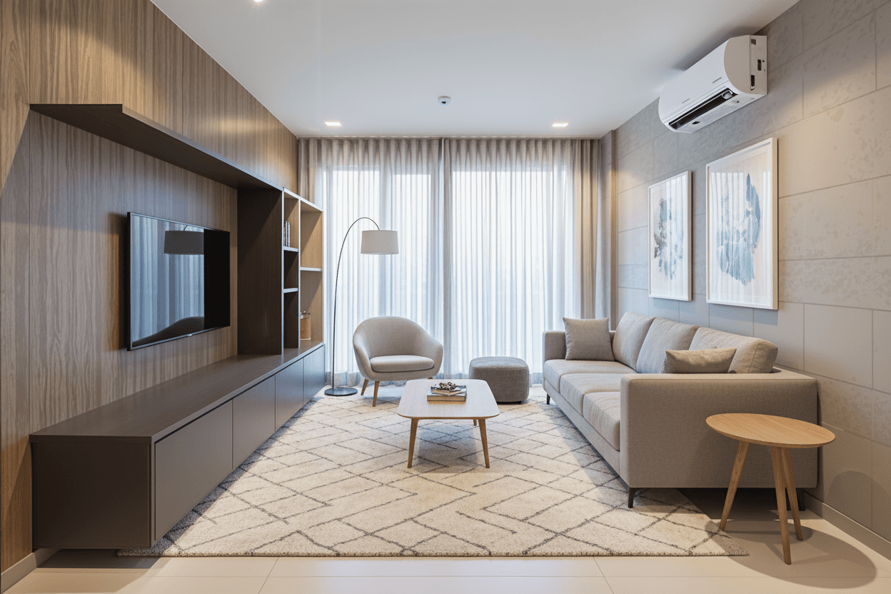 Scandinavian Oasis · Living Room