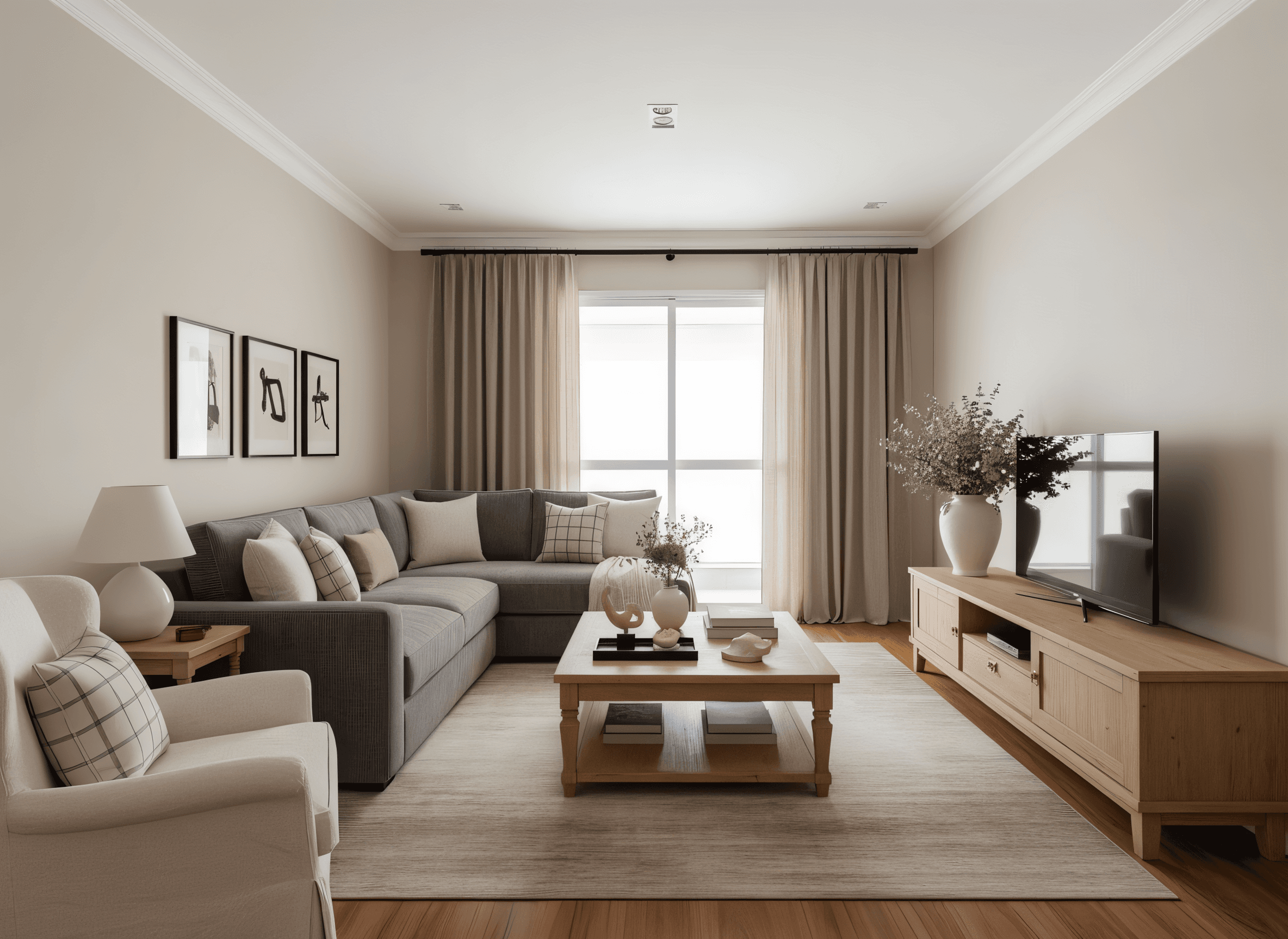 Transitional · Living Room
